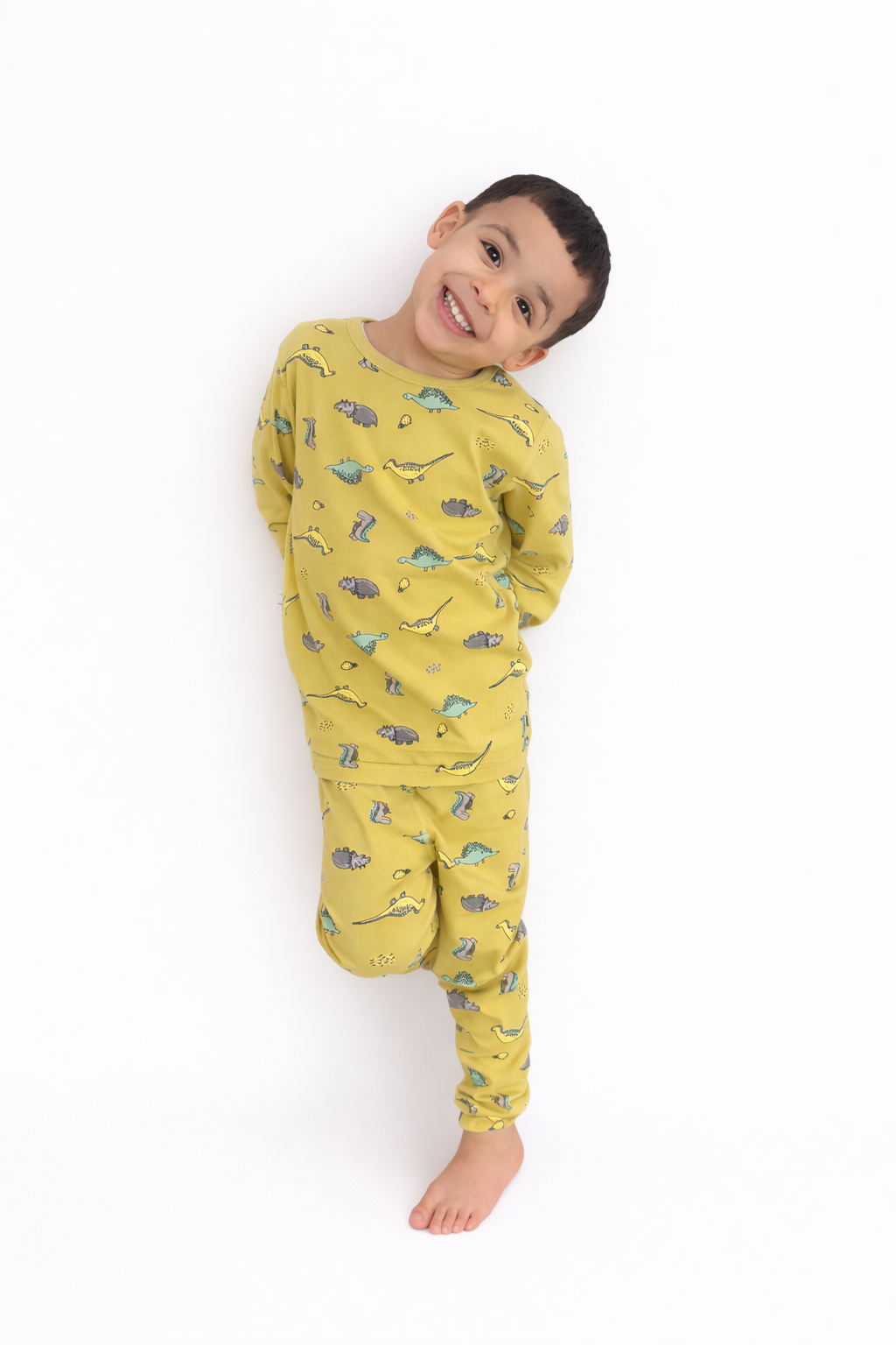 GREEN DINO - Pajama Set