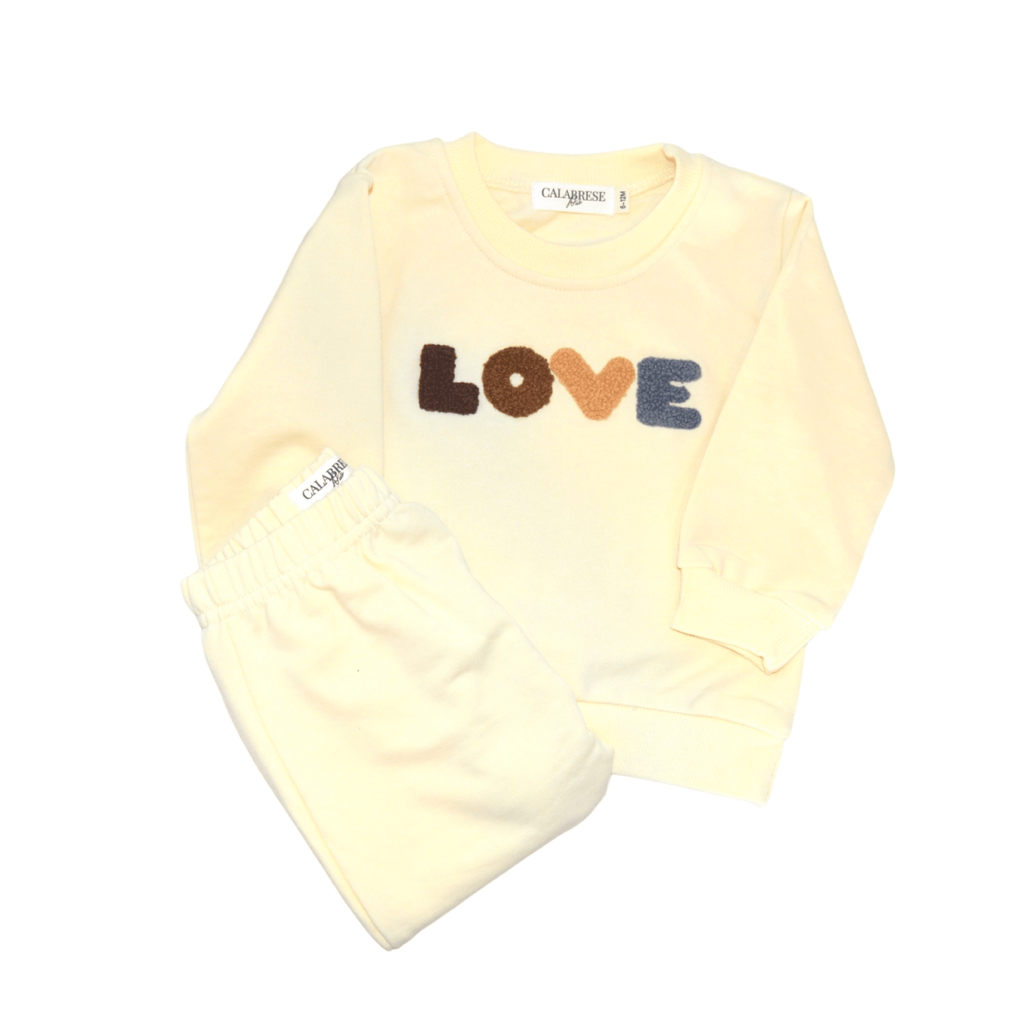 LOVEY - CREAM VALENTINES DAY - 2 PIECE SET